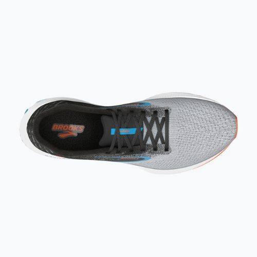 Кросівки для бігу чоловічі Brooks Launch 10 black/atomic blue/scarlet ibis