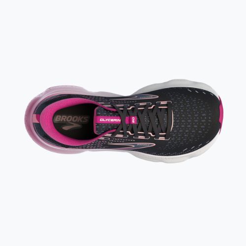 Кросівки для бігу жіночі Brooks Glycerin 20 black/fuchsia/linen