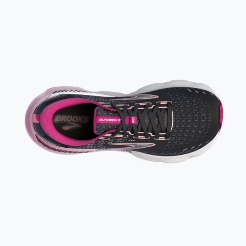 Кросівки для бігу жіночі Brooks Glycerin GTS 20 black/fuchsia/linen