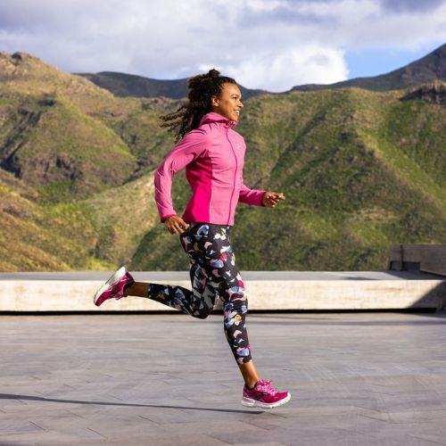 Кросівки для бігу жіночі Brooks Adrenaline GTS 23 pink/festival fuchsia/black