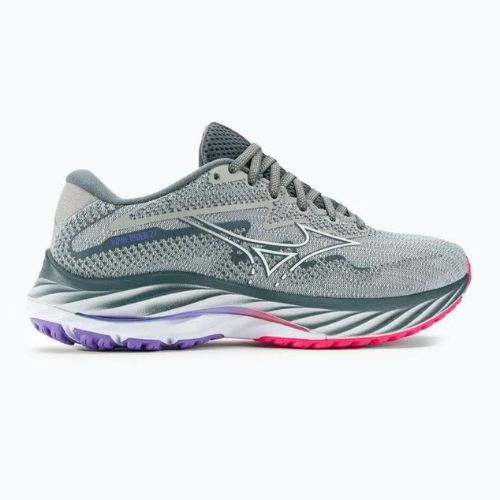 Кросівки для бігу жіночі Mizuno Wave Rider 27 pearl blue/white/highvpink