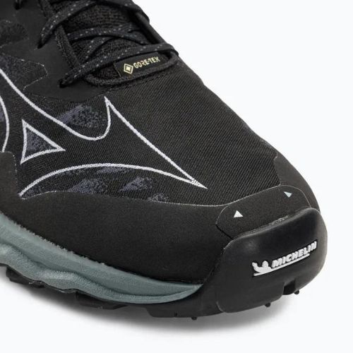 Кросівки для бігу чоловічі Mizuno Wave Daichi 7 GTX black/ombre blue/stormy weather