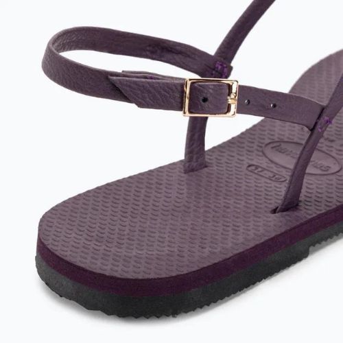 Босоніжки жіночі Havaianas You Riviera purple/black/gold