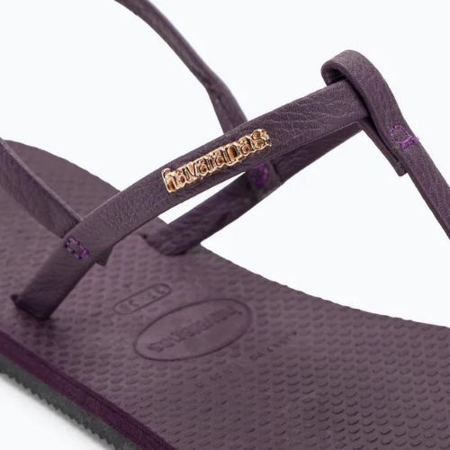 Босоніжки жіночі Havaianas You Riviera purple/black/gold