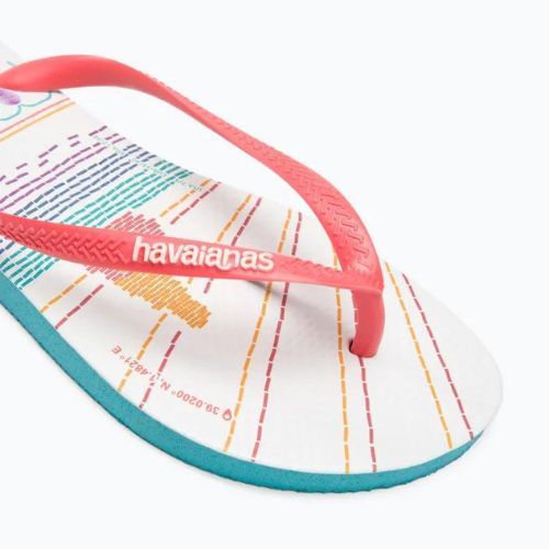 В'єтнамки жіночі Havaianas Slim Local Soul Ibiza red/blue/orange