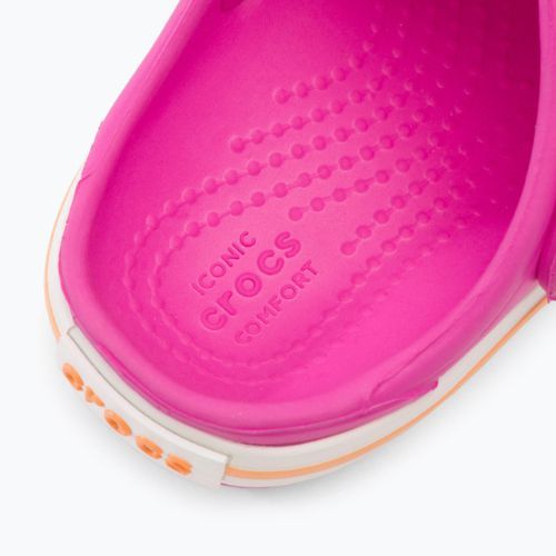 Шльопанці дитячі Crocs Kids Crocband Clog electric pink/cantaloupe