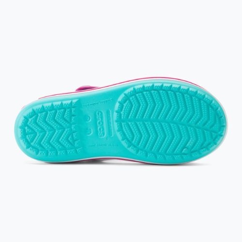 Босоніжки дитячі Crocs Crockband Kids Sandalo pool/candy pink