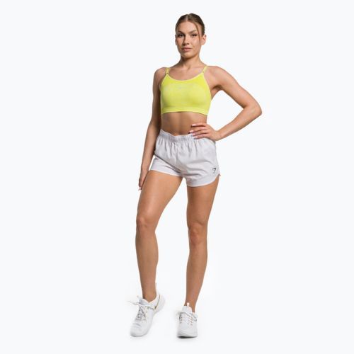 Бюстгальтер спортивний Gymshark Flex Strappy Sports glitch yellow marl