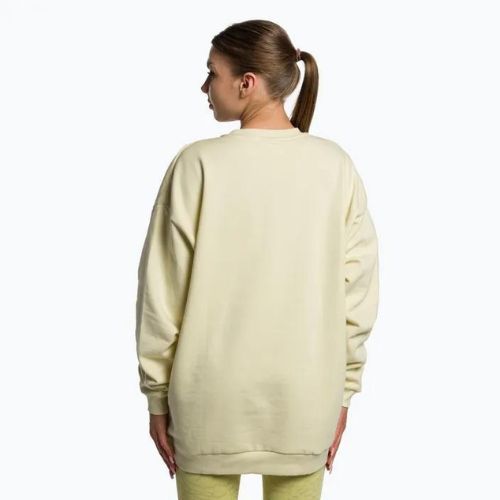 Кофта тренувальна жіноча Gymshark Gfx Gslc Oversized yellow/white