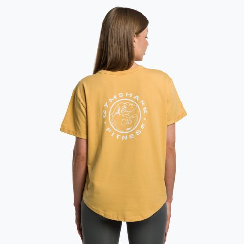 Футболка для тренувань жіноча Gymshark GFX Legacy Tee yellow/white