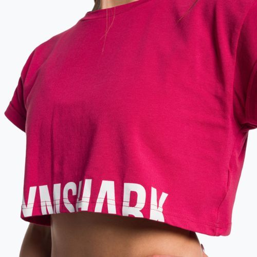 Топ тренувальний жіночий Gymshark Training Fraction Crop Top lava pink