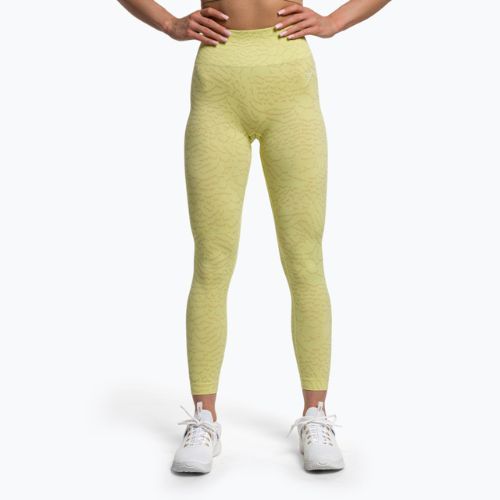 Легінси тренувальні жіночі Gymshark Adapt Animal Seamless firefly green