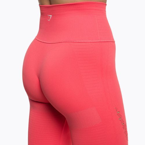 Легінси тренувальні жіночі Gymshark Energy Seamless polka pink/white