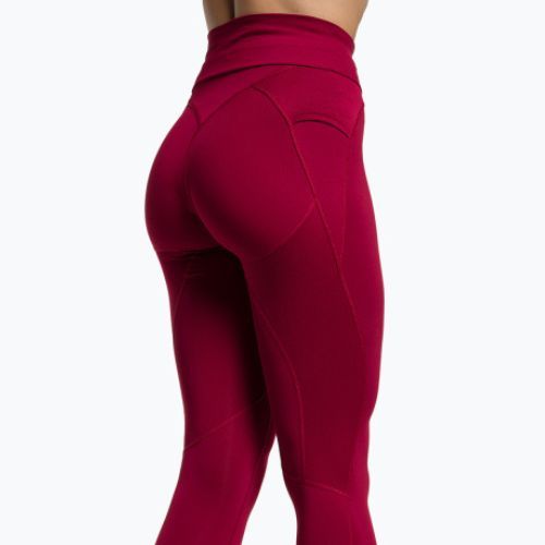 Легінси тренувальні жіночі Gymshark Pulse burgundy red