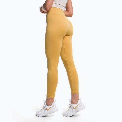 Легінси тренувальні жіночі Gymshark Studio indian yellow