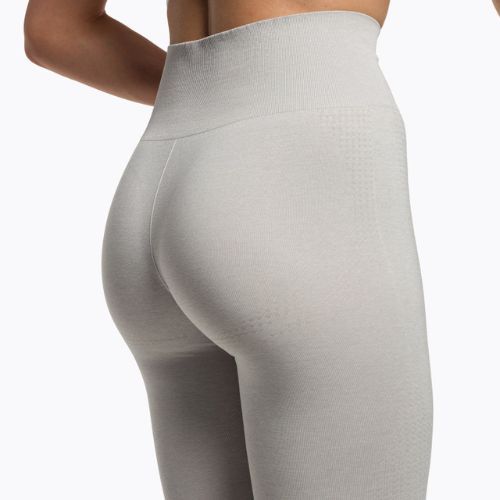 Легінси тренувальні жіночі Gymshark Vital Seamless light grey marl