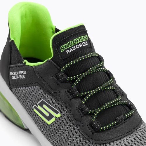 Дитячі кросівки SKECHERS Slip-ins Razor Air Hyper-Brisk вугільно-чорні