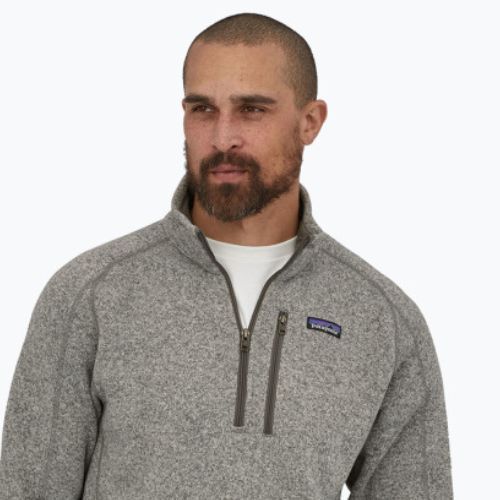 Кофта флісова чоловіча Patagonia Better Sweater 1/4 Zip stonewash