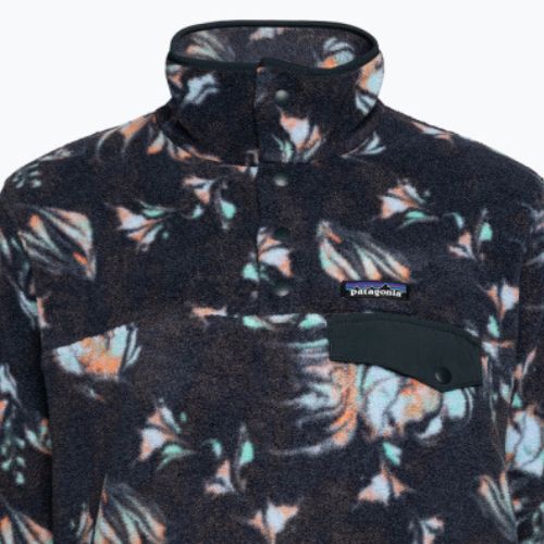 Кофта флісова жіноча Patagonia LW Synch Snap-T P/O swirl floral/pitch blue