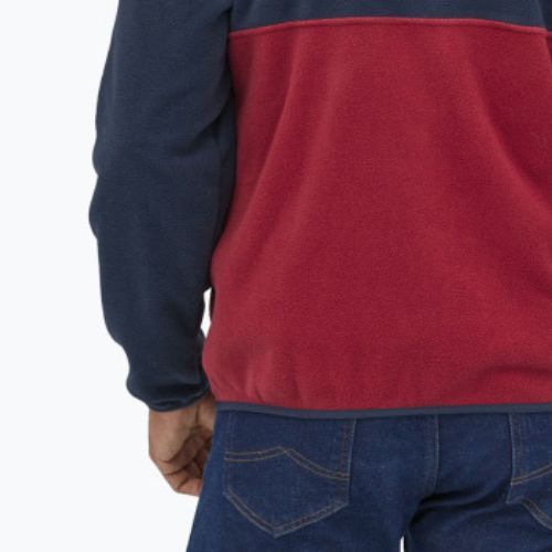 Кофта флісова чоловіча Patagonia Microdini 1/2 Zip P/O wax red