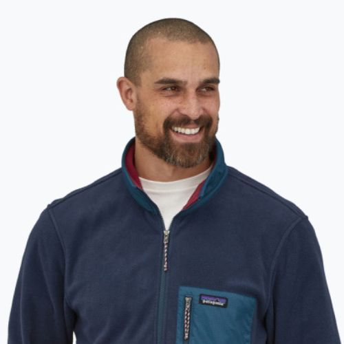 Кофта флісова чоловіча Patagonia Microdini 1/2 Zip P/O wax red