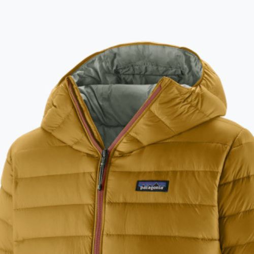 Пуховик чоловічий Patagonia Down Sweater Hoody cosmic gold