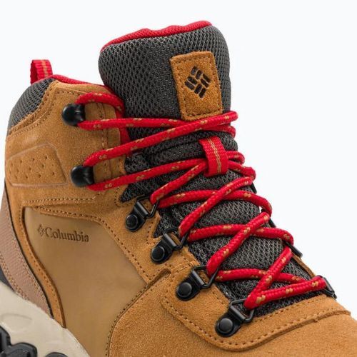 Взуття трекінгове чоловіче Columbia Newton Ridge Plus II Suede WP elk/mountain red