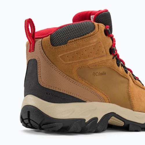 Взуття трекінгове чоловіче Columbia Newton Ridge Plus II Suede WP elk/mountain red