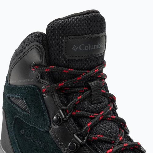 Взуття туристичне дитяче Columbia Newton Ridge Amped black/mountain red