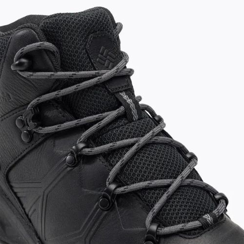 Взуття туристичне чоловіче Columbia Peakfreak II Mid Outdry Leather black/graphite