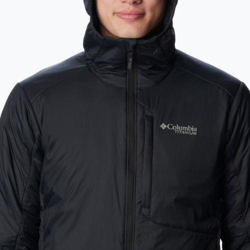 Чоловічий утеплений пуховик Columbia Silver Leaf Stretch утеплений чорний