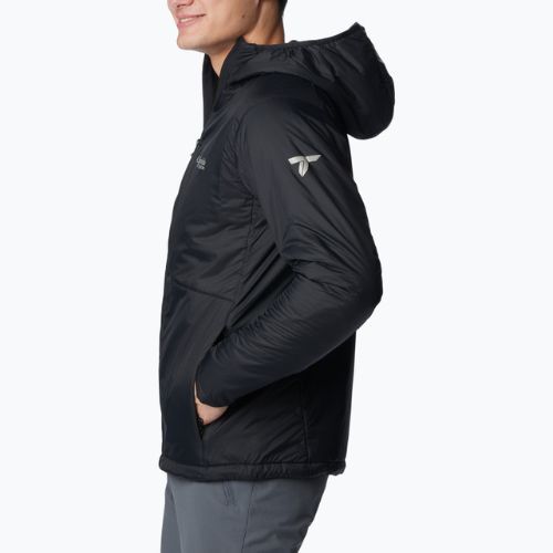 Чоловічий утеплений пуховик Columbia Silver Leaf Stretch утеплений чорний