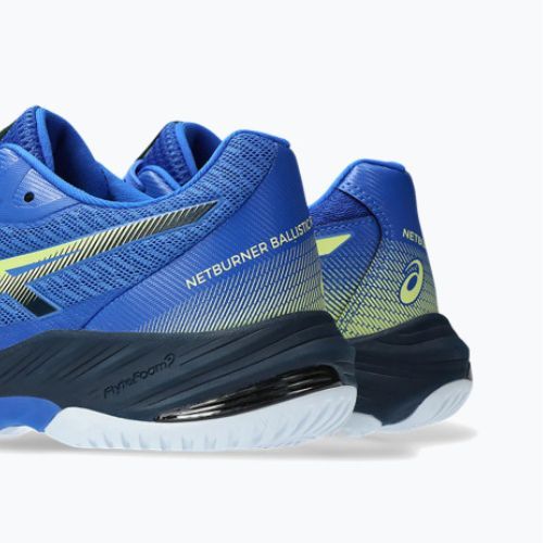 Кросівки волейбольні чоловічі ASICS Netburner Ballistic FF 3 illusion blue / glow yellow