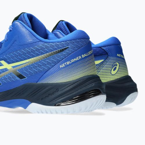 Кросівки волейбольні чоловічі ASICS Netburner Ballistic FF MT 3 illusion blue / glow yellow