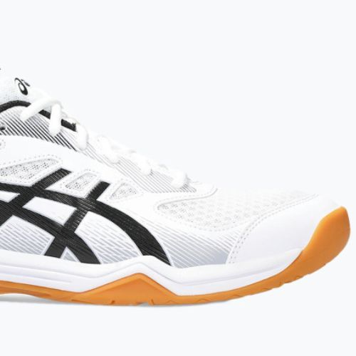 Кросівки для сквошу чоловічі ASICS Upcourt 5 white / safety yellow