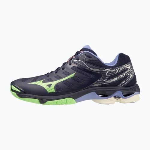 Кросівки баскетбольні Mizuno Wave Voltage evening blue/tech green/lolite