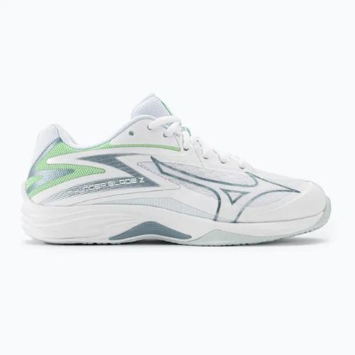 Чоловічі волейбольні кросівки Mizuno Thunder Blade Z білі/гребінь/патина зелені