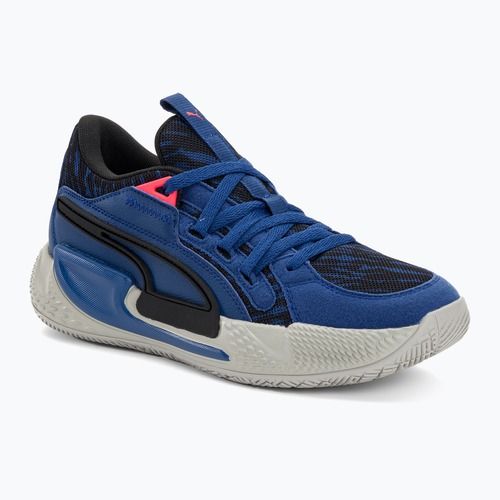 Кросівки для баскетболу чоловічі PUMA Court Rider Chaos Clydes Closet clyde royal/harbor mist/puma black/fire orchid