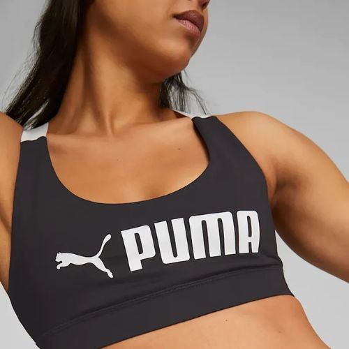 Бюстгальтер спортивний PUMA Mid Impact Puma Fit puma black