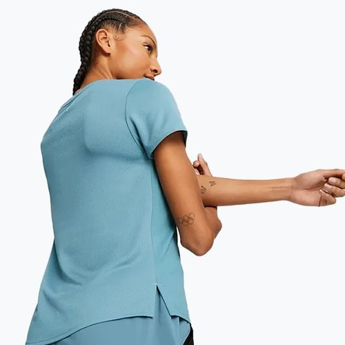 Футболка тренувальна жіноча PUMA Fit Logo Ultrabreathe bold blue/speed green