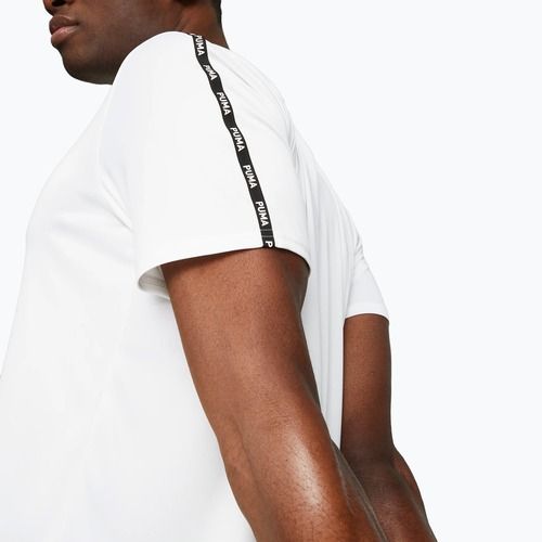Футболка тренувальна чоловіча PUMA Essentials Taped puma white