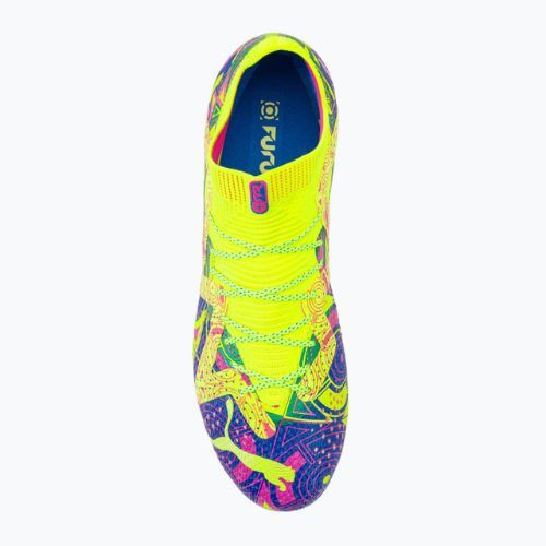 Футбольні бутси чоловічі PUMA Future Ultimate Energy Fg/Ag ultra blue/yellow alert/luminous pink