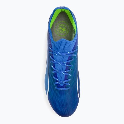 Футбольні бутси чоловічі PUMA Ultra Ultimate Fg/Ag ultra blue/puma white/pro green