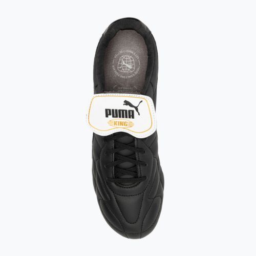 Футбольні бутси чоловічі PUMA King Top Fg/Ag puma black/puma white/puma gold