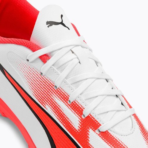 Футбольні бутси чоловічі PUMA Ultra Play Fg/Ag puma white/puma black/fire orchid
