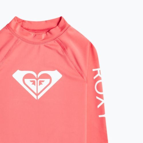 Лонгслів для плавання дитячий ROXY Whole Hearted sun kissed coral