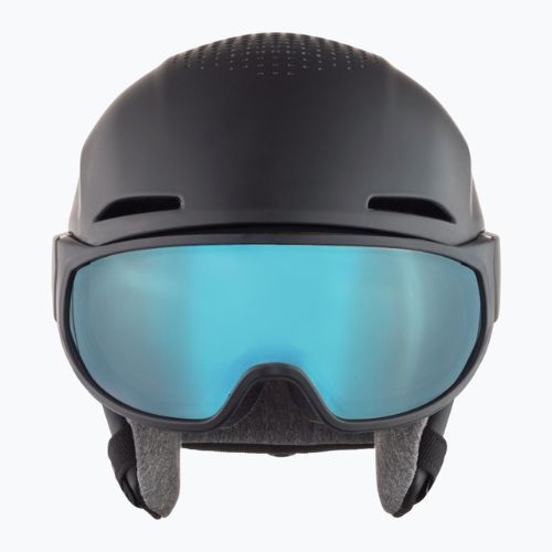 Гірськолижний шолом Alpina Oro QV Mips чорний матовий/крижаний