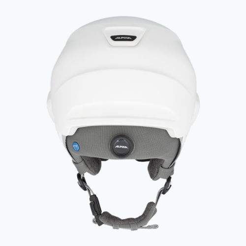 Гірськолижний шолом Alpina Oro QV Mips білий матовий/водяно-рожевий