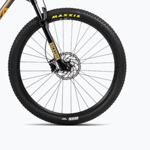 Гірський велосипед Orbea Alma H10 Eagle 2023 сіро-коричневий / манго