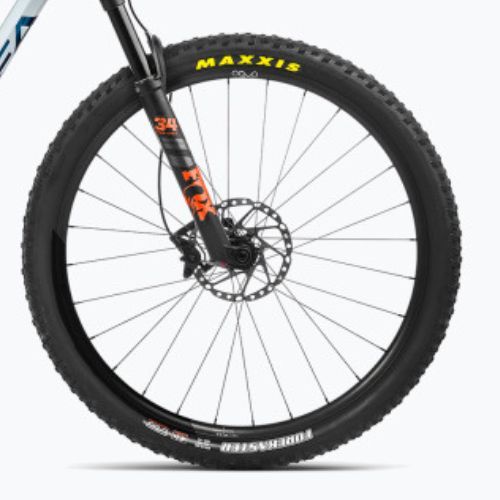 Гірський велосипед Orbea Oiz M20 2023 halo silver / blue carbon view